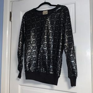Small Vocal NWT lace top